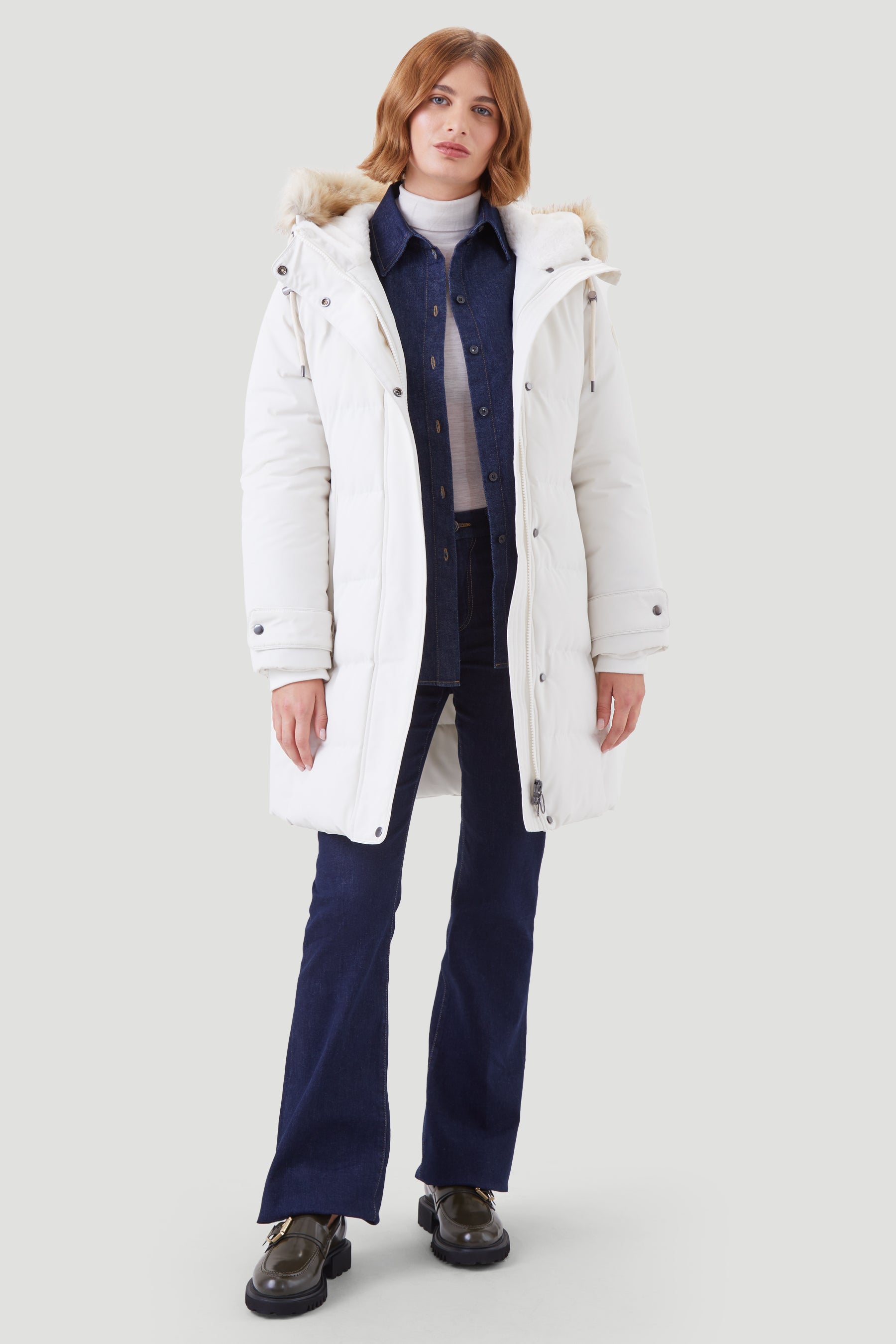 PETITE MID-LENGTH COAT