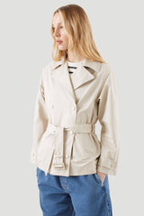 CROPPED TRENCH COAT