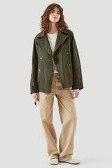 SHORT TRENCH COAT